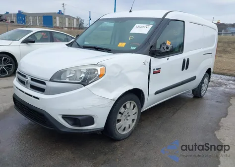 2017 Ram Promaster City Tradesman Slt z USA, uszkodzony, nr VIN ZFBERFBB0H6D87533